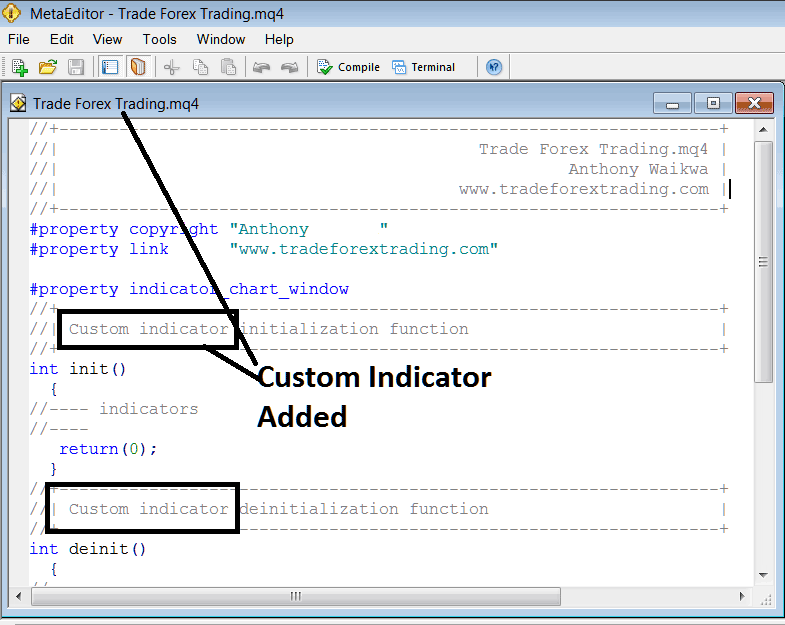 XAUUSD MT4 Custom Indicators - MetaTrader 4 XAU Trading Software MetaEditor Custom Technical Indicators Tutorial Explained