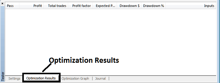 MT4 Platform Strategy Tester Optimization Results - How to Use Strategy Tester on MT4 Strategy Tester PDF