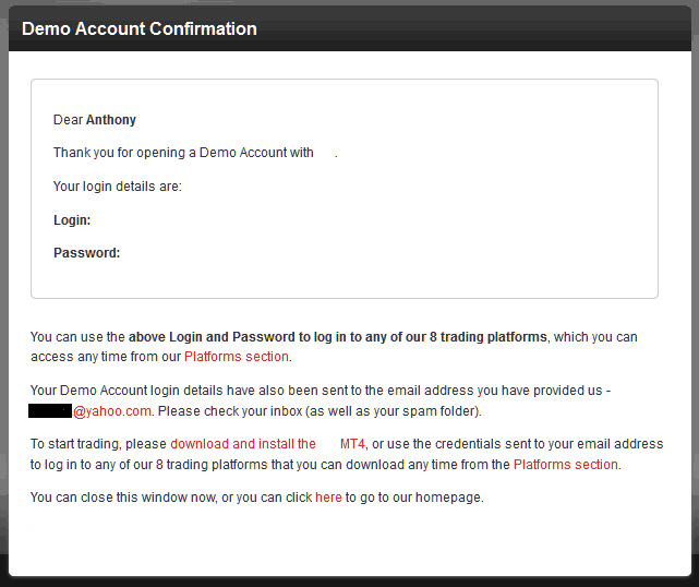 How Do I Register a Demo Account in the MT4 Software? - MetaTrader 4 Practice Demo Account
